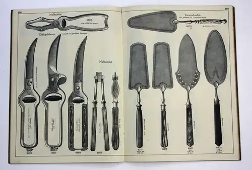 1928 Ed. Wüsthof Dreizackwerk Solingen. Stahlwarenfabrik. Besteck Katalog Messer