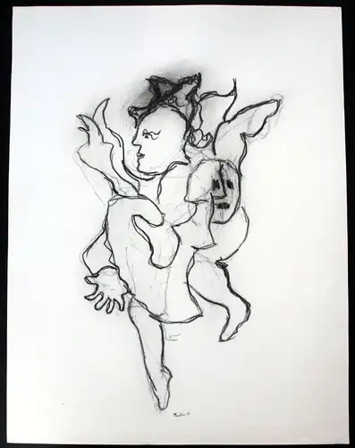 1983 - Michel Faublee - Original Zeichnung drawing signiert signed