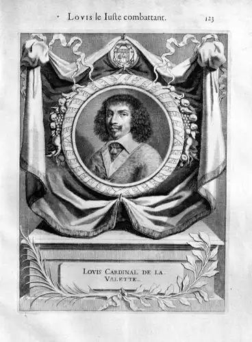 1720  Louis de Nogaret de la Valette d'Epernon Portrait gravure engraving