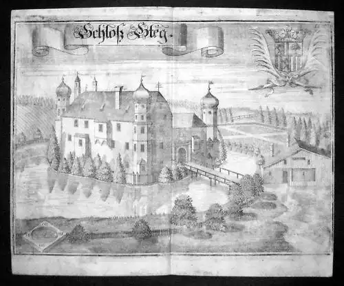 1720 - Schloss Steeg Buchbach Oberbayern Wening