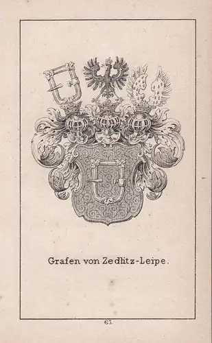 Zedlitz-Leipe Zedlitz Leipe Schlesien Silesia Wappen Heraldik coat of arms Adel