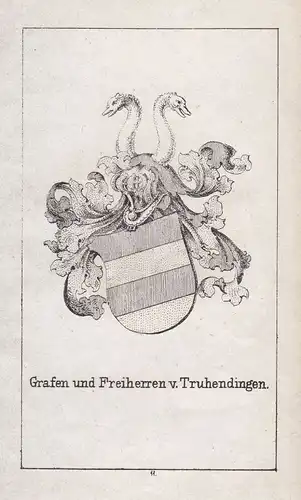 Truhendingen Schwaben Franken Franconia Wappen Heraldik coat of arms Adel