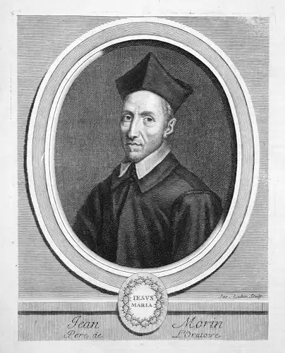 Jean Morin Theologe theologian théologien Portrait Kupferstich engraving