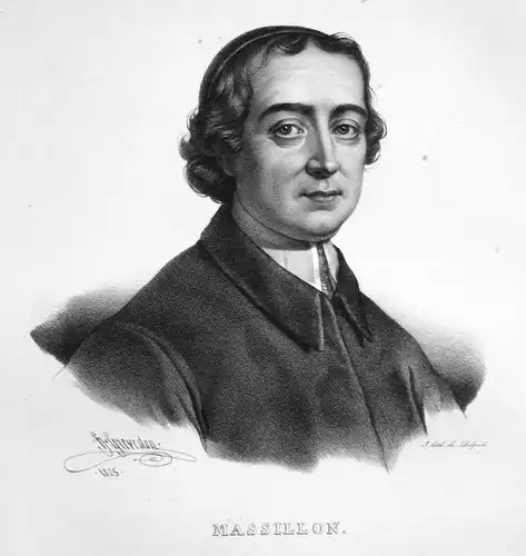 1860 Jean-Baptiste Massillon Prediger prédicateur preacher Grevedon Portrait