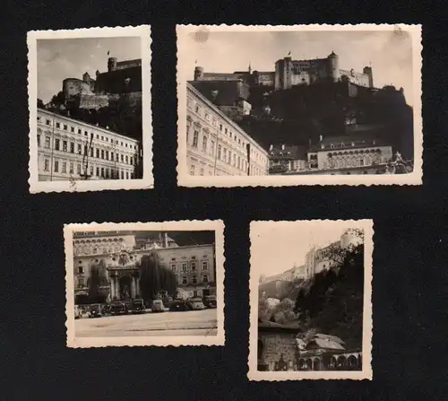 1940 Salzburg 4 x Original Foto Fotos Chronik Fotografie photo