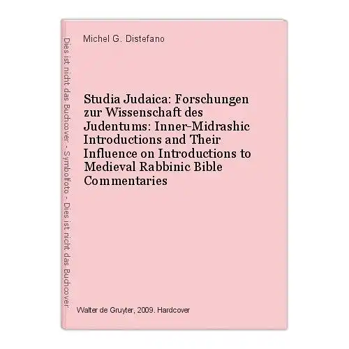Studia Judaica: Forschungen zur Wissenschaft des Judentums: Inner-Midrashic Intr