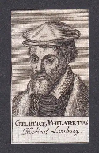 Gilbert Fuchs Philaretus doctor Arzt Mediziner Limburg Portrait Kupferstich