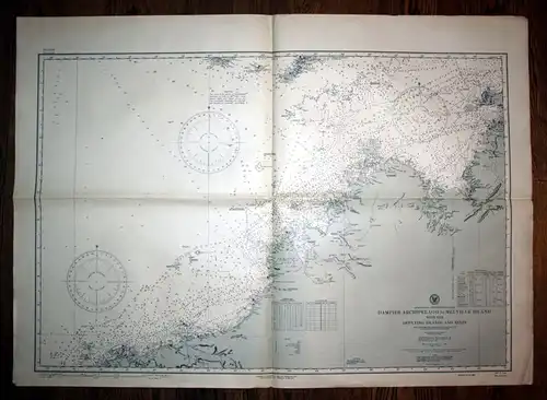 1924 Australia northwest coast Dampier Archipelago to Melville Island sea chart