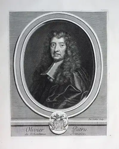 Olivier Patru Jurist avocat lawyer Portrait Kupferstich engraving gravure 1700