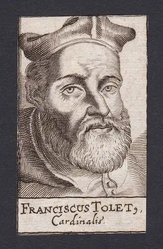 17. Jh. - Francisco Toledo / cardinal Kardinal Espana Portrait Kupferstich