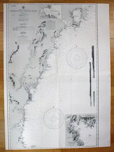 1940 Australia - East Coast - Beecroft Head to Montagu Island Australien map