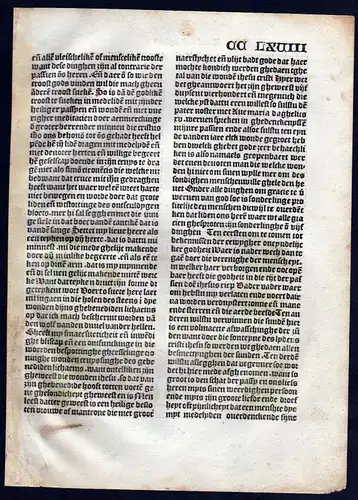 1499 Blatt CCLXVIII Inkunabel Vita Christi Zwolle Holzschnitt woodcut incunable