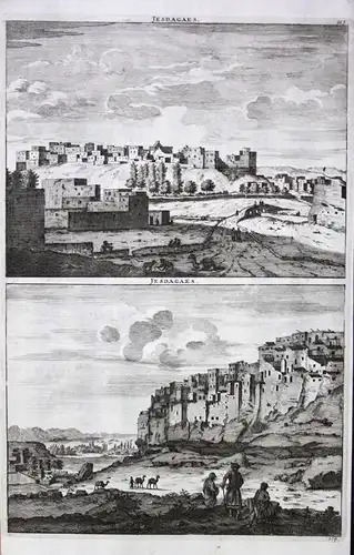 De Brujin Jesdagaes Izad-Khast Iran Orient Ansicht view vue 1718 Kupferstich