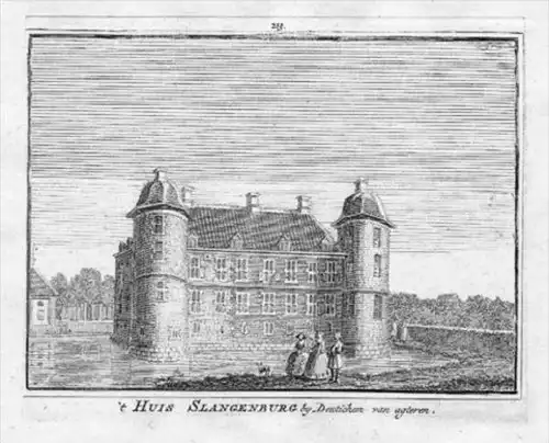 Kastell Slangenburg Doetinchem Holland engraving Kupferstich gravure