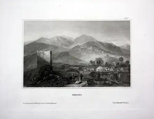 Jericho Palästina Palestine Israel Asien Asia engraving