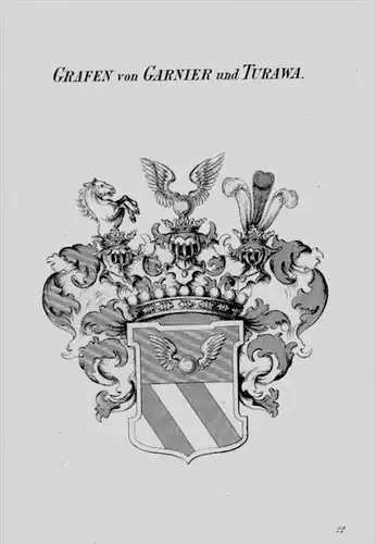 Pereny Wappen Adel coat of arms heraldry Heraldik crest Kupferstich