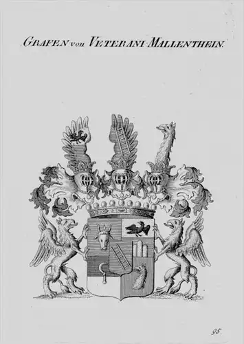Veterani-Mallenthein Wappen Adel coat of arms heraldry Heraldik crest