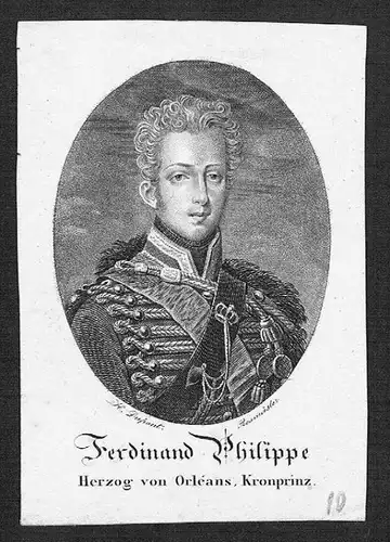 Ferdinand Philippe d'Orleans Chartres Portrait