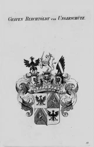Berchtoldt Wappen Adel coat of arms heraldry Heraldik crest Kupferstich