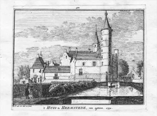 Heemstede Zuid-Kennemerland Holland  gravure