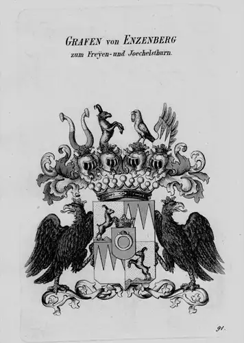 Enzenberg Wappen Adel coat of arms heraldry Heraldik crest Kupferstich