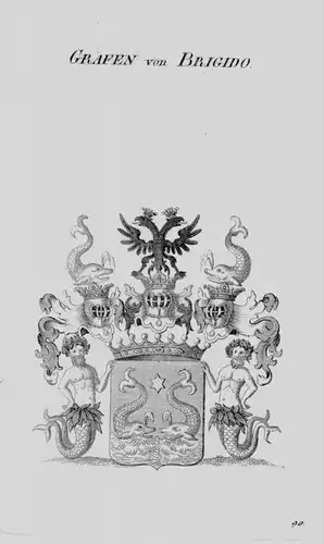 Brigido Wappen Adel coat of arms heraldry Heraldik crest Kupferstich