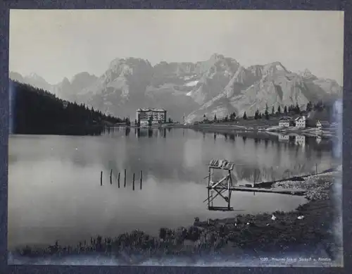 Misurina-See g. Sorapiß u. Antelao - Misurinasee Lago di Misurina Belluno Foto photo Fotografie photography