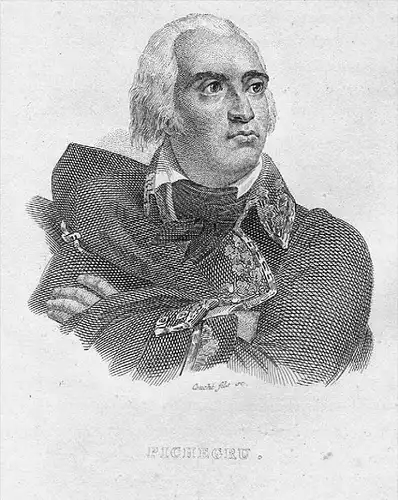 Jean-Charles Pichegru Napoleon Portrait gravure engraving