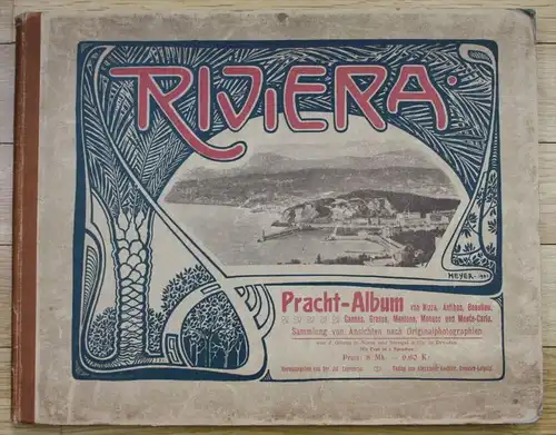 Laurencic Riviera Souvenir Album Großformat deutsche Ausgabe