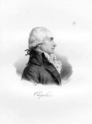 Isaac Rene Guy Le Chapelier Politiker Original Lithographie Portrait