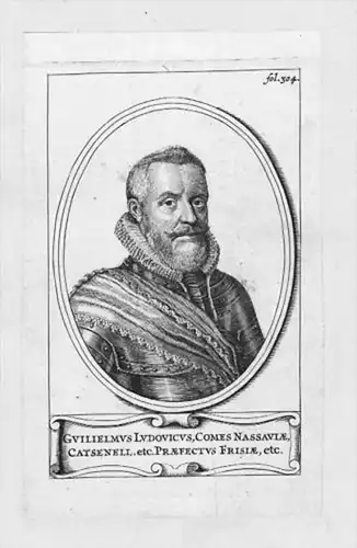 Wilhelm Ludwig von Nassau Kupferstich Portrait gravure engraving