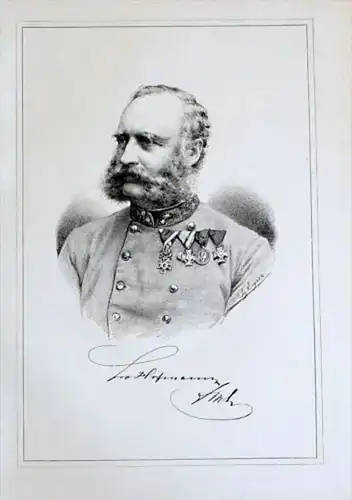 Leopold Hofmann von Donnersberg Portrait Lithographie litho