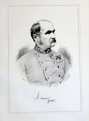 Ferdinand von Bauer General Portrait Lithographie Litho