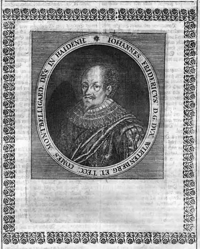 Johann Friedrich v. Württemberg Herzog Portrait