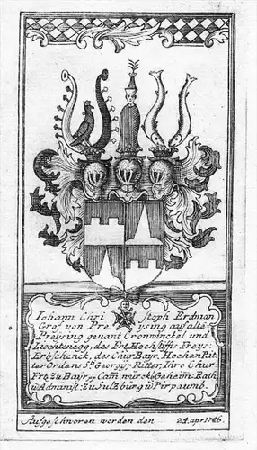 Johann Christoph Erdmann v. Preusing Wappen