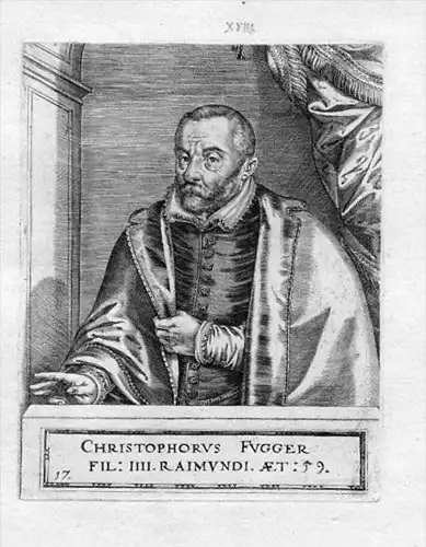 Christophorus Fugger - Christoph Fugger (1520 - 1579) Kirchberg Brandenburg Portrait
