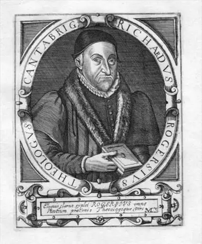 Richardus Rogerius - Richard Rogers (1532-1597) English priest bishop of Canterbury dean Bischof