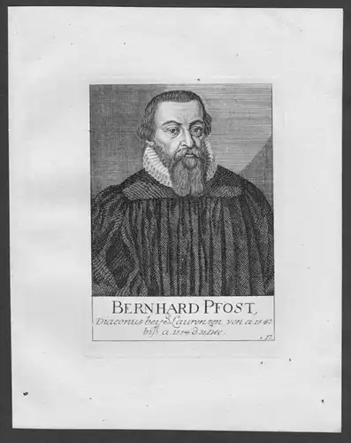 h. Bernhard Pfost Diakon Theologe St. Lorenz Lorenzkirche Nürnberg Portrait