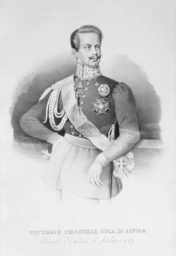 Vittorio Emanuele II. d'Italia Sardegna Portrait
