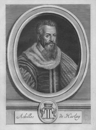 Achille de Harlay de Sancy - Portrait Wappen