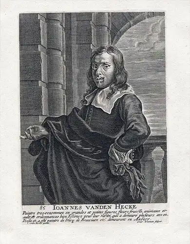 Jan van den Hecke Barock Baroque painter Maler Portrait Kupferstich
