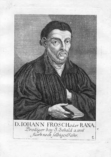 Johannes Frosch Theologe St. Sebald Sebalduskirche Nürnberg Portrait