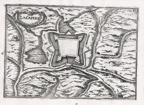 Crecy-la-Chapelle Ile-de-France Seine-et-Marne gravure Kupferstich Tassin