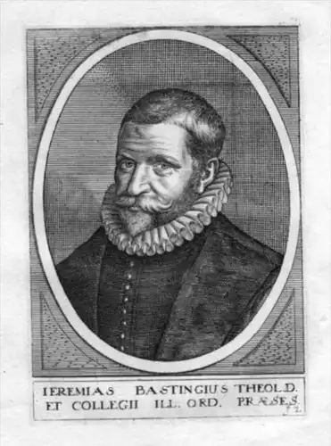 Jeremias Bastingius Kupferstich Portrait
