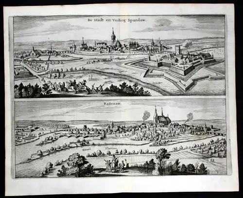 Berlin / Spandau / Rathenow - De Stadt en Vesting Spandaw Rattenaw