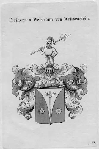 Weissenstein Wappen Adel coat of arms heraldry Heraldik crest Kupferstich