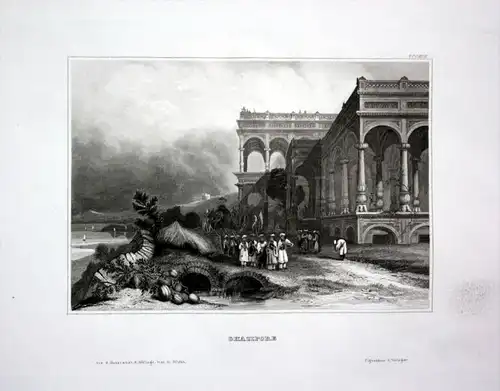 - Ghazipur Uttar Pradesh Varanasi India Asia steel engraving