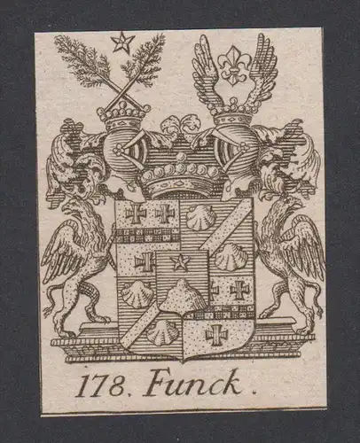 Funck Wappen vapen coat of arms Genealogie Heraldik