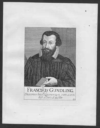 h. Franz Gundling Diakon Theologe St. Lorenz Lorenzkirche Nürnberg Portrait