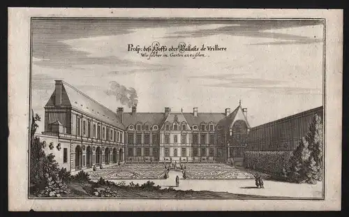 Hotel de Toulouse La Vrilliere Paris gravure estampe